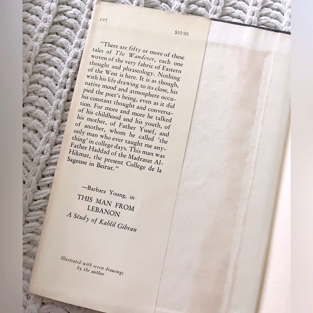 🌹RARE Kahlil Gibran’s “The Wanderer: His Parables and Sayings” 1983 Hardback🌹 - Picture 3 of 15